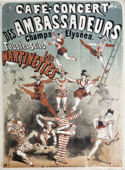 Les Martinettes, Cafe-Concert des Ambassadeurs