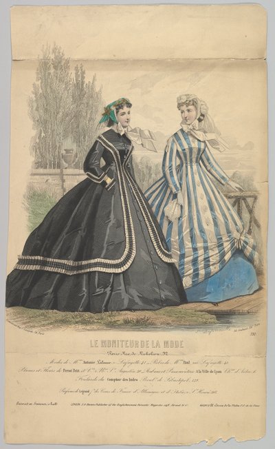 Modes de Madam Antonie Lalanne, No. 791, Le Moniteur de la Mode
