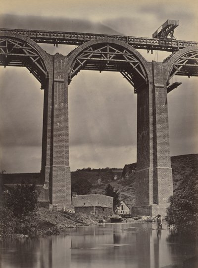 Pont-de-Buis, Doufine, Fransa, c. 1865. by Jules Duclos