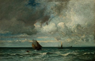Fırtınadan Önce Kaçan Kabuklar, 187075. by Jules Dupré