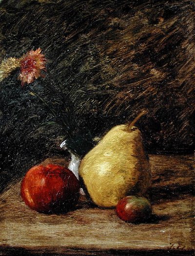 ಪಿಯರ್ ಟರ್ಕಿಯೊಂದಿಗೆ ಇನ್ನೂ ಜೀವನ by Jules Dupré