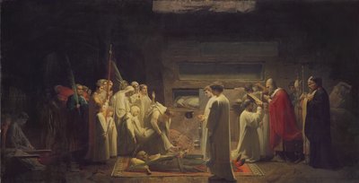Yeraltı Mezarlarındaki Şehitler, 1855 by Jules Eugene Lenepveu