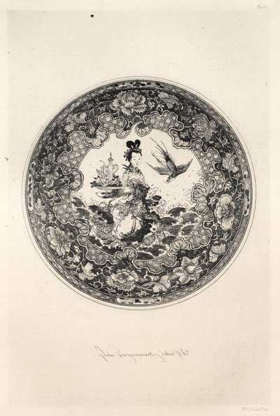 Seramik Sanatının Tarihi: Çömlekçiliğin Tanımlayıcı ve Felsefi Bir Çalışması...Levha V, 1877. by Jules Ferdinand Jacquemart