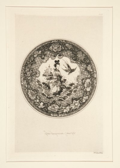 Fondemail Tabağı by Jules Ferdinand Jacquemart