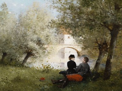 Nehir boyunca; Nehir boyunca, by Jules Frederic Ballavoine