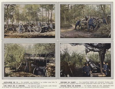 75 Topçu, Matkap Obüsü, Tek Parça 75 Korumalı, Büyük Deniz Parçası by Jules Gervais Courtellemont