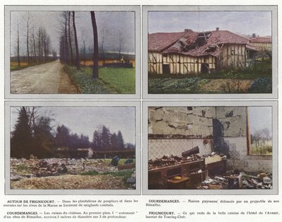Frignicourt, Courdemanges, Courdemanges, Frignicourt civarında by Jules Gervais Courtellemont
