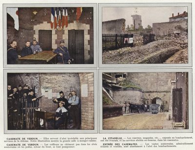 Verdun Kazamat, Kale, Verdun Kazamat, Kazamatların Girişi by Jules Gervais Courtellemont