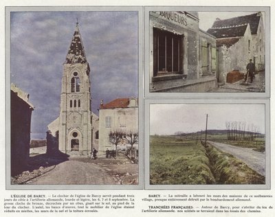 Barcy Kilisesi, Barcy, Tranchees Francaises by Jules Gervais Courtellemont