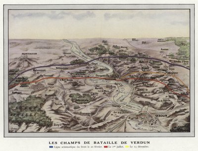 Verdun Savaş Alanları by Jules Gervais Courtellemont