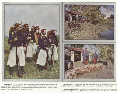 Zouaves, Monthyon, Alman mermileri by Jules Gervais Courtellemont