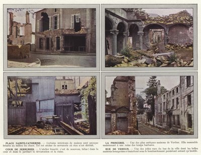 Place Sainte-Catherine, La Princerie, Çilingir Mahkemesi, Rue de Verdun by Jules Gervais Courtellemont