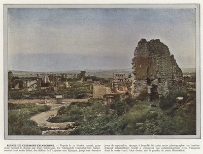 Clermont-En-Argonne Harabeleri by Jules Gervais Courtellemont