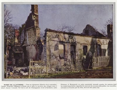 Savinerie Harabeleri by Jules Gervais Courtellemont