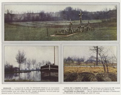 Sermaize, Marne-Ren Kanalı, Alman Dilimleri by Jules Gervais Courtellemont