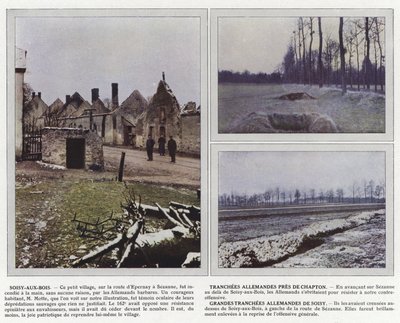 Soisy-aux-Bois, Chapton yakınlarındaki Alman Siperleri, Soisy