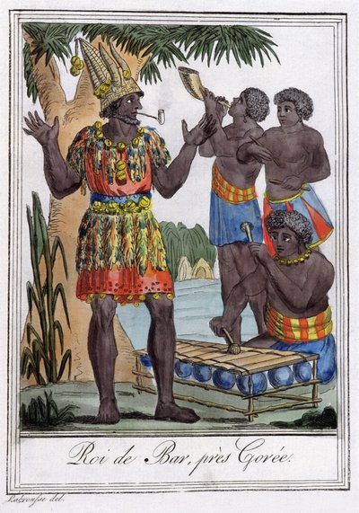 Bar Kralı, Goree Adası, Senegal by Jules Grasset de Saint-Sauveur