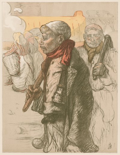 Au Pays Noir In the Black Country, c. 1898. by Jules Gustave Besson