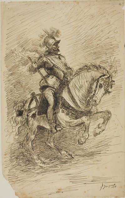 Atlı Süvari by Jules Jacquet