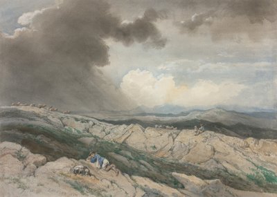 Çobanlarla Peyzaj, c. 1869. by Jules Joseph Augustin Laurens