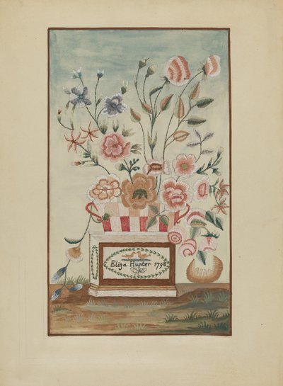 İşlemeli Resim, c. 1937. by Jules Lefevere