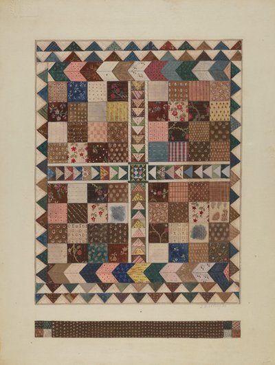 Patchwork Beşik Yorgan, 19351942. by Jules Lefevere