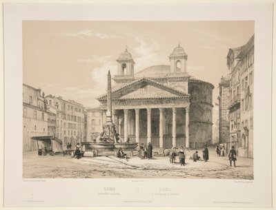 Roma, Pantheon d by Jules Monthelier