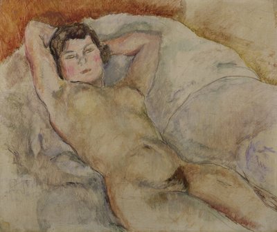 Yatan Çıplak, c.1909 by Jules Pascin