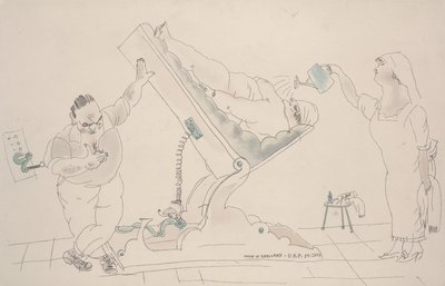 Azaltma (renk aşındırma) by Jules Pascin