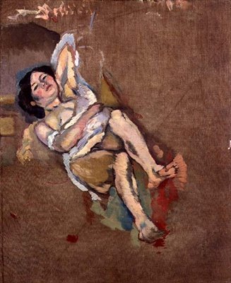 Limuzin Kadın, 1908 dolayları (tuval üzerine yağlı boya) by Jules Pascin