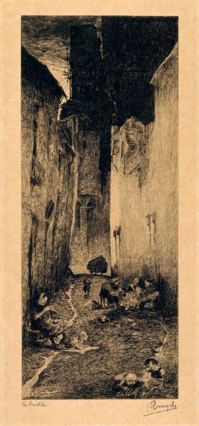 Gent'te sokak by Jules de Bruycker