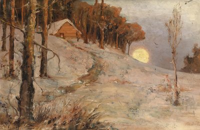 Akşam Güneşi Işınlarında Kış Ormanı, 1902 by Juli Julievich Klever