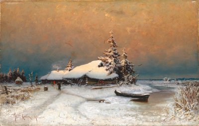 Kış Gün Batımı, 1887 by Juli Julievich Klever