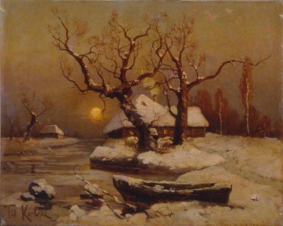 Kış akşamı, 1911 by Juli Julievich Klever