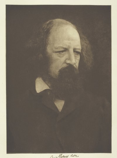 Alfred, Lord Tennyson, 1866, basılmış c. 1893. by Julia Margaret Cameron