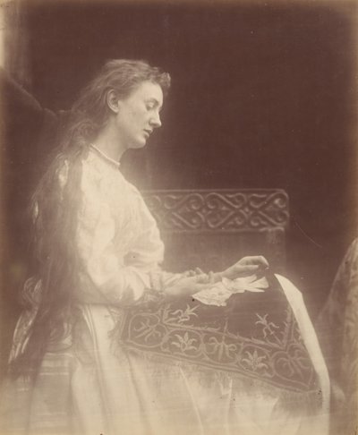 Elaine, 1874. by Julia Margaret Cameron