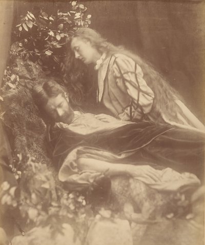 Gareth ve Lynette, 1874. by Julia Margaret Cameron