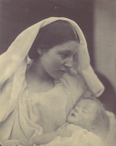 Dinlenme Madonna, 1864. by Julia Margaret Cameron