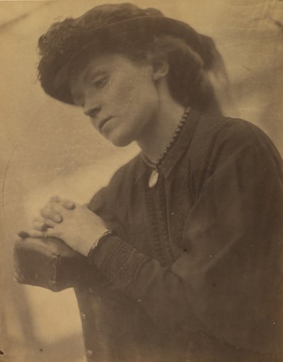 Minnie Thackeray, 1865. by Julia Margaret Cameron