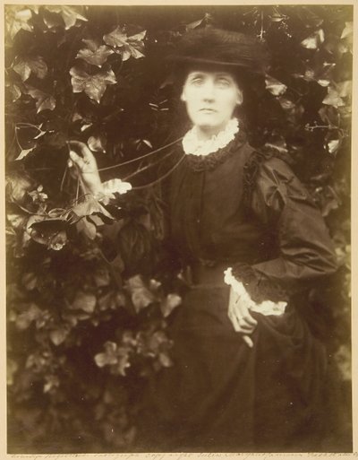 Bayan Herbert Duckworth Güzellikte Yürüyor, Eylül 1874. by Julia Margaret Cameron