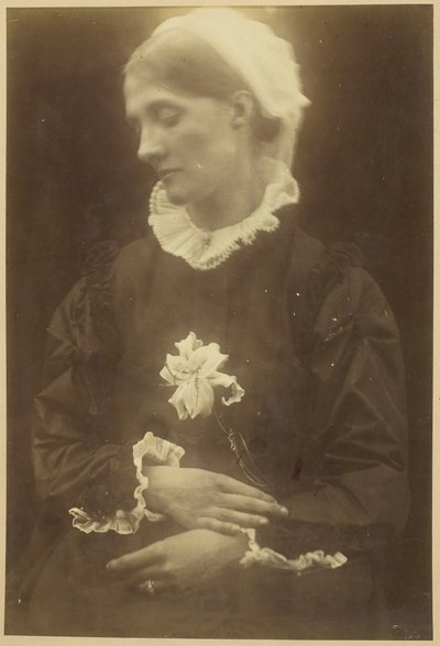 Bayan Herbert Duckworth, c. 1874. by Julia Margaret Cameron
