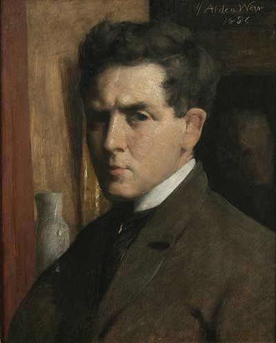 Otoportre, 1886 by Julian Alden Weir