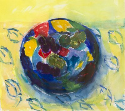 Kirazlar ve Yeşillikler, 2017, by Julie Held