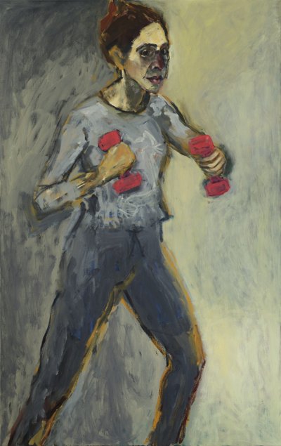 Otoportre, 2015, (tuval üzerine akrilik ve yağlı boya) by Julie Held