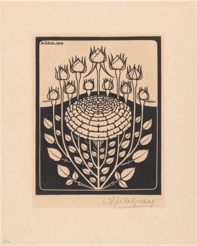 Gül çalısı by Julie de Graag (signed by artist)