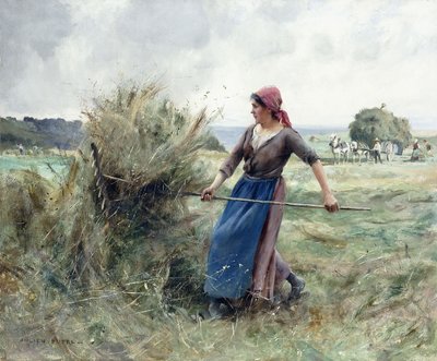 Köylü ve Saman, by Julien Dupre