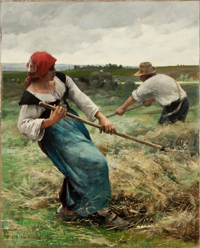 Haymakerlar, 1888 by Julien Dupre