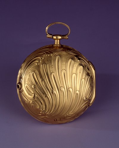 Julien Le Roy (1686-1759) tarafından yazılan rocaille (altın, pirinç ve emaye) d