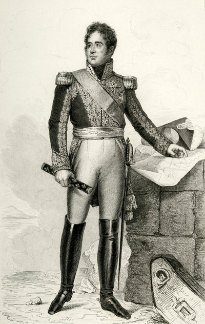 Jacques Lauriston, 1804, 1839. by Julien Leopold Boilly