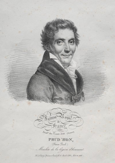 Pierre Paul Prudhon by Julien Leopold Boilly
